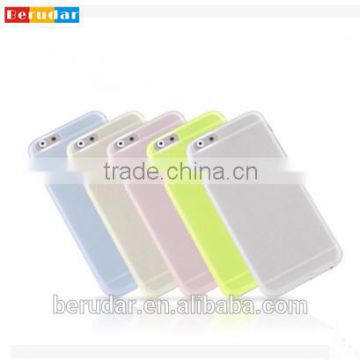 Cheap phone accessories factory design candy color silicon rubber case for iphone 6