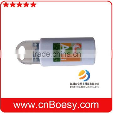 Advanced Plastic USB stick, USB 2.0 with high quality for advertising popularly