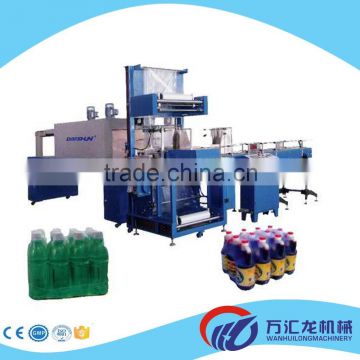 Speed Stable Round Bottle PE Film Heat Shrink Wrap / Packing Machine For Bottles