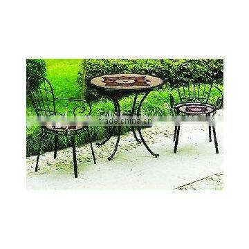 metal outdoor mosaic garden furniture