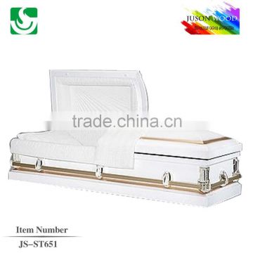 JS-ST651 wholesale best price metal casket