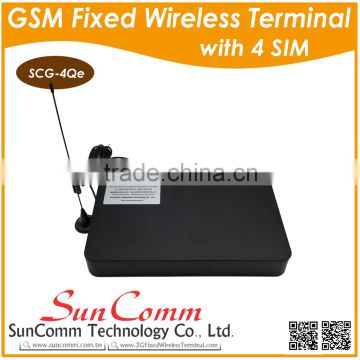 SCG-4Qe with 4SIM, 4ports FXS quad band GSM Fixed Wireless Terminal