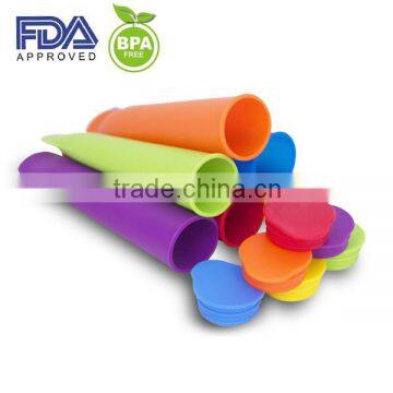 Premium Quality SGS Free Colorful Silicone Popsicle Molds
