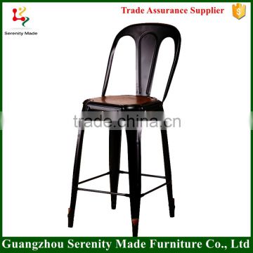 Vintage industrial bar stool high chair supplier