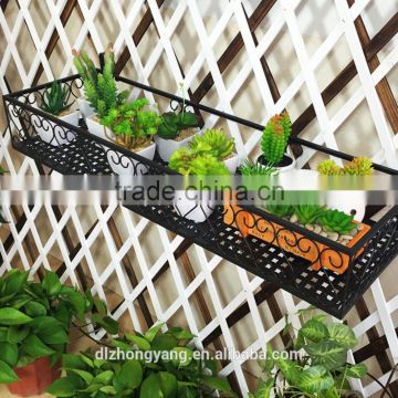European style wrought iron balcony designs hanging flower basket