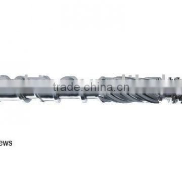 Barrier screw for extruder machine with good mix design