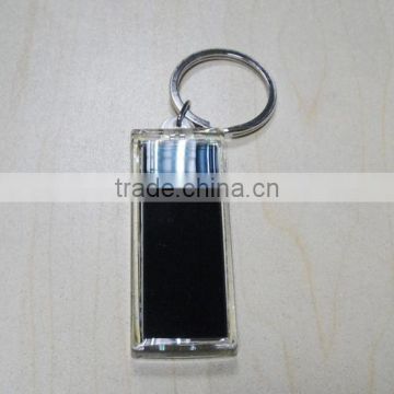Custom Pattern Solar Led Flashlight Keychain 