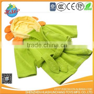 cotton towel baby flower bathrobe