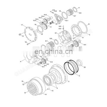 FOMI Engine Spare Parts XKAQ-00185 Pin-Spring For R250LC7 R250LC7A R290LC7 R290LC7A R290LC7H Excavator