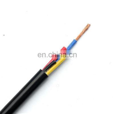 flat round flexible earthing ground power rubber insulated cable