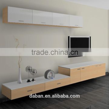 modern wall moulted l shaped tv cabinet
