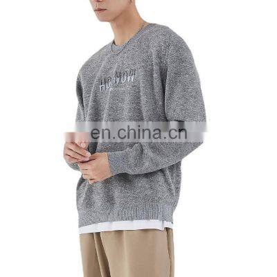 custom fashion embroidery logo print plus size plain heavyweight hoodie sweatshirts for men