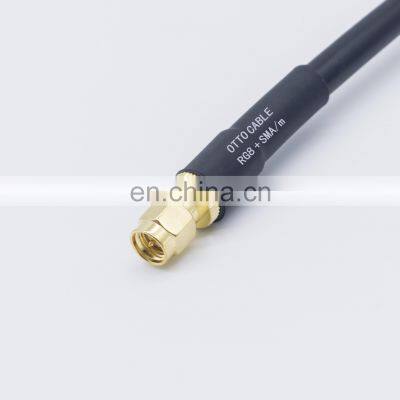 CU/CCS/CCA 50Ohm Low Loss rg6 RG8 RG174 RG213 coaxial cables  PE/PVC Coaxial Cable