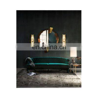 American royal fabric leather optional furniture living room sofa set furniture