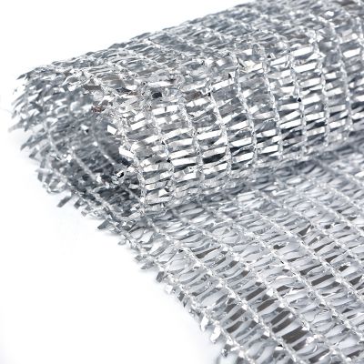 Durable Ultra Fine Mesh Sunshade Cloth Aluminized Outside Aluminum Foil Shading Net 70%