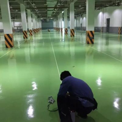 Epoxy water-based floor paint construction package, labor and material professional undertaking, durable, anti slip, anti wear, and impact resistance performance
