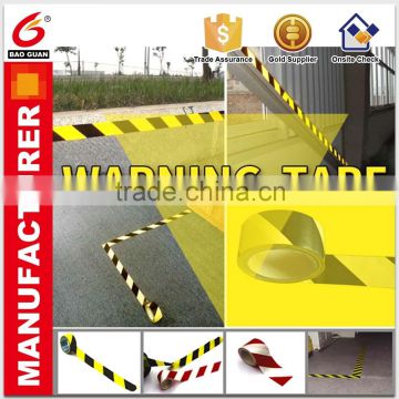 Single Sided Black And Yellow Warning In Warning Tape