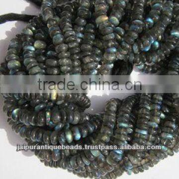 labradorite ROUNDELL Beads gemstone