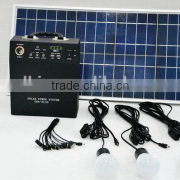 Cheapest best sell 10w solar power system battery