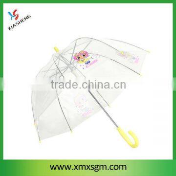 PVC Transparent umbrella with print
