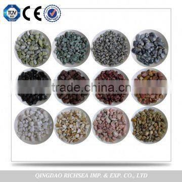 AAA Grade China Blue Colored Natural Color Pebble