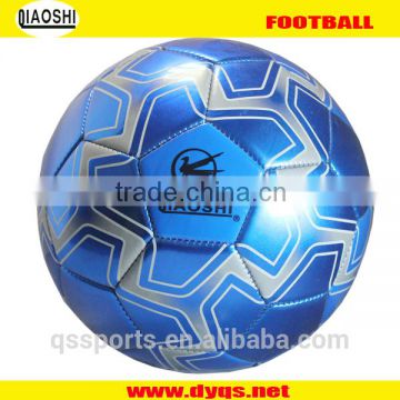 Metallic leather cheap size 5 machine-sewing football