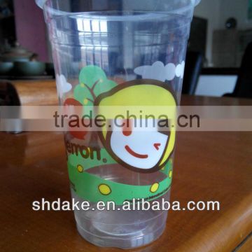 offset plastic cup printer for coffee cup yogurt cup 6 color printing