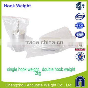 OIML stainless steel hook weight F1 weight of laboratory