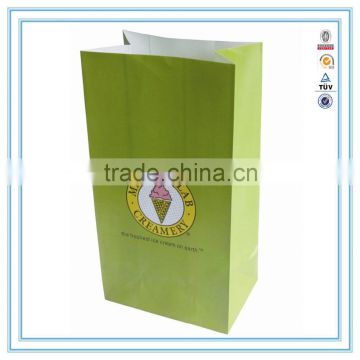 My alibaba Take away fast food paper bag, kraft paper bag with window, bread packaging paper bags