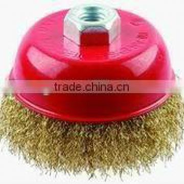 brass coated wire brush