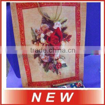 Customlized Christmas paper bag for wholesale