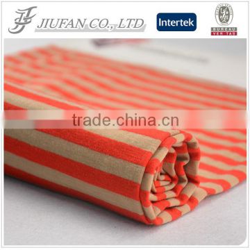 Jiufan Textile Yarn Dyed Feeder Stripe Knitted Fabric for Dress
