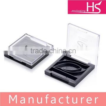 Transparent-faced eyeshadow plastic case