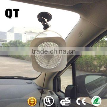 2016 New Premium Mini Fan Using In The Dc12v Car Plastic With Led Light Clip