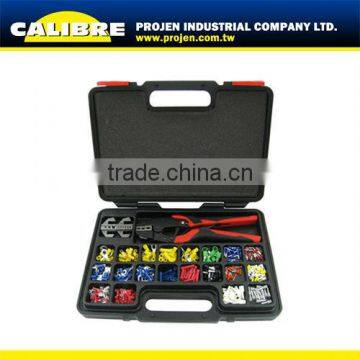 CALIBRE High Quality AISI 439PC Quick Change Ratchet Crimper Tool Kit