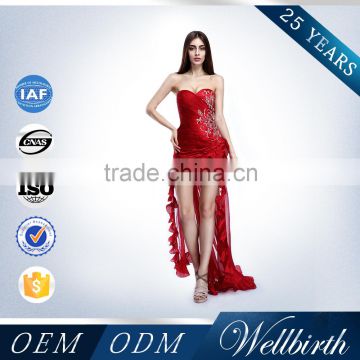 Latest Sexy Ladies Red Designer One Piece Party Dress
