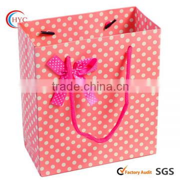 creative hot orange paper bags with handles wholesale
