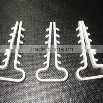 Plastic wall cable clip