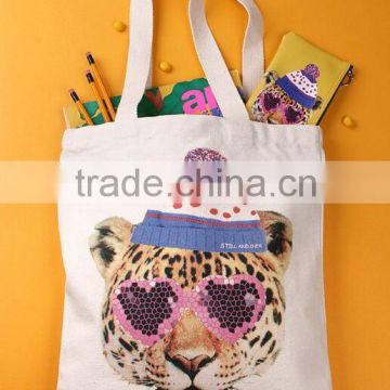 Fashionable Creative Dress Up The Animals Large Shopping Tote Bag