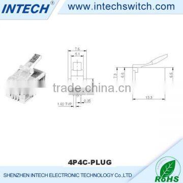 750 cycles rj45 4 ports modular jack