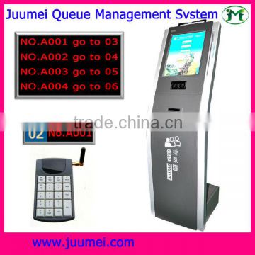 Electronic document management system crowd control rfid reader kiosk