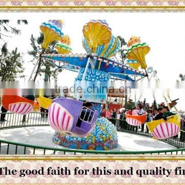 More than 10 years experience in amusement game machine rotating happy jellyfish ride
