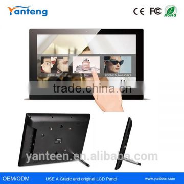 LED backlight 13.3inch industrial Android tablet pc with Front 2.0mp camera