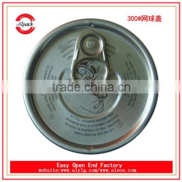 Offer 300# easy open can lid for tennis ball packaging in can