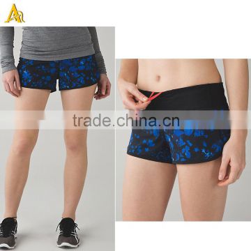 Sexy ladies activewear Sublimation Women Print running Shorts