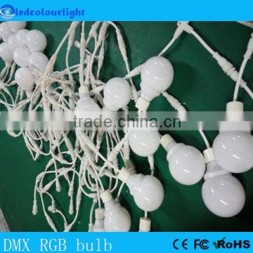 DMX512 RGB pixel bulb light DC12V hanging bulb light wholesale