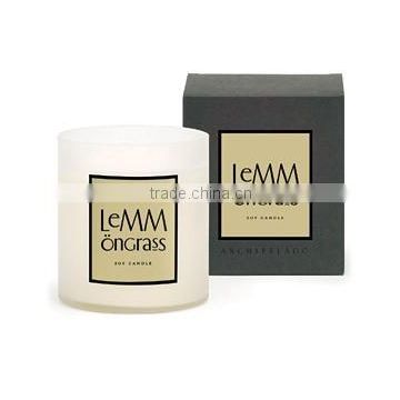Scented Soy Candle for decoration in glass jar