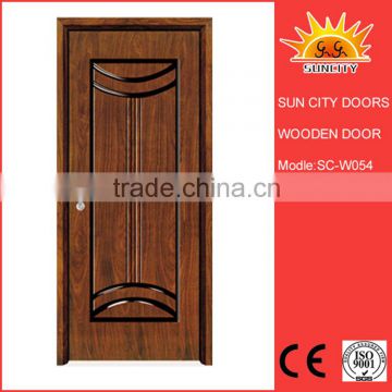 SC-W054 Latest Design Carved Wooden Door,Tropical Wood Door