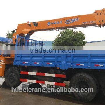 16ton loading crane truck mounted, Model No.: SQ16S5, hydraulic crane with telescopic arms