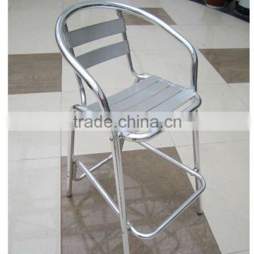 cheap stable aluminum bar/bistro chair